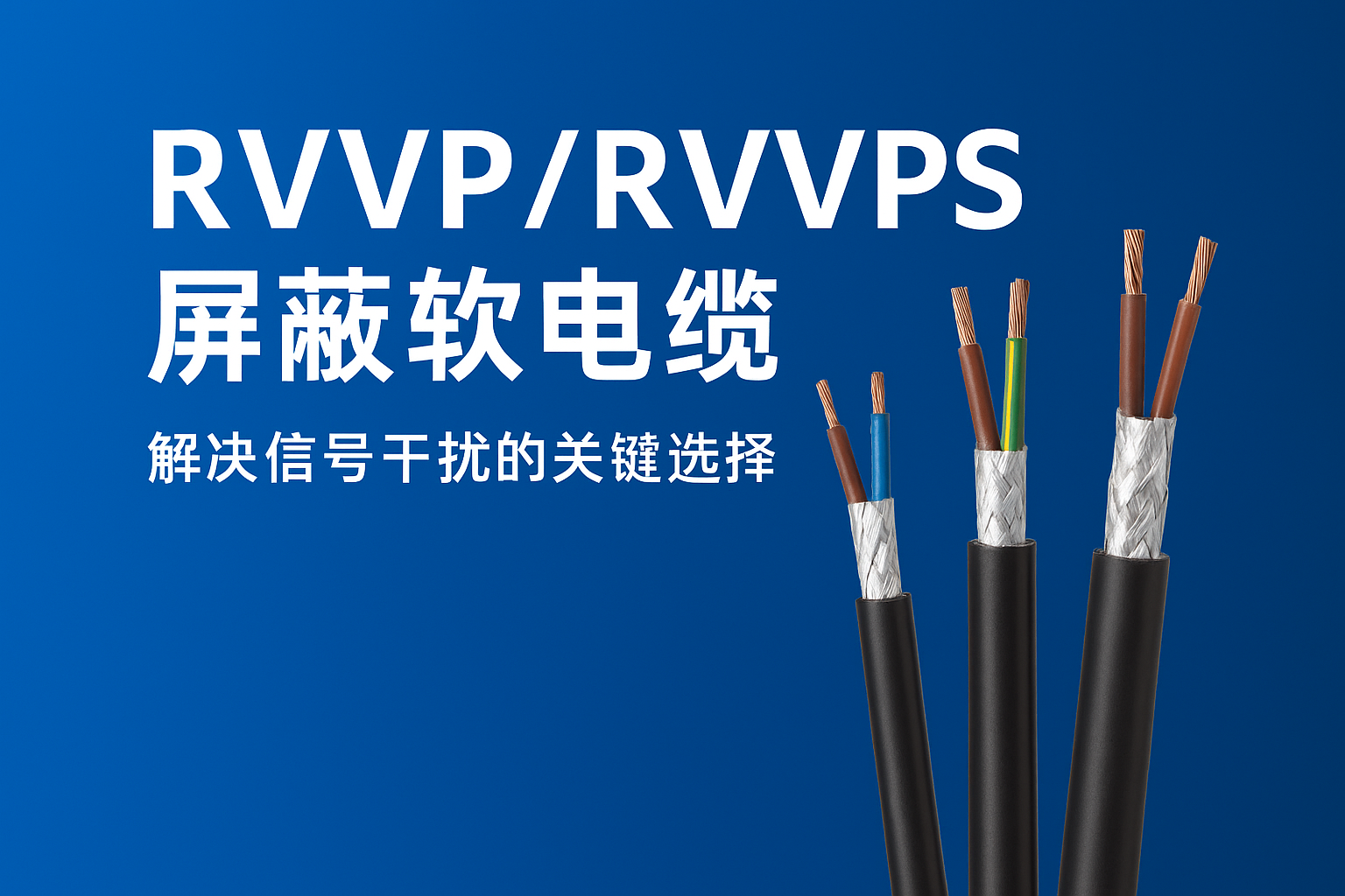RVVP/RVVPS屏蔽软电缆：解决信号干扰的关键选择