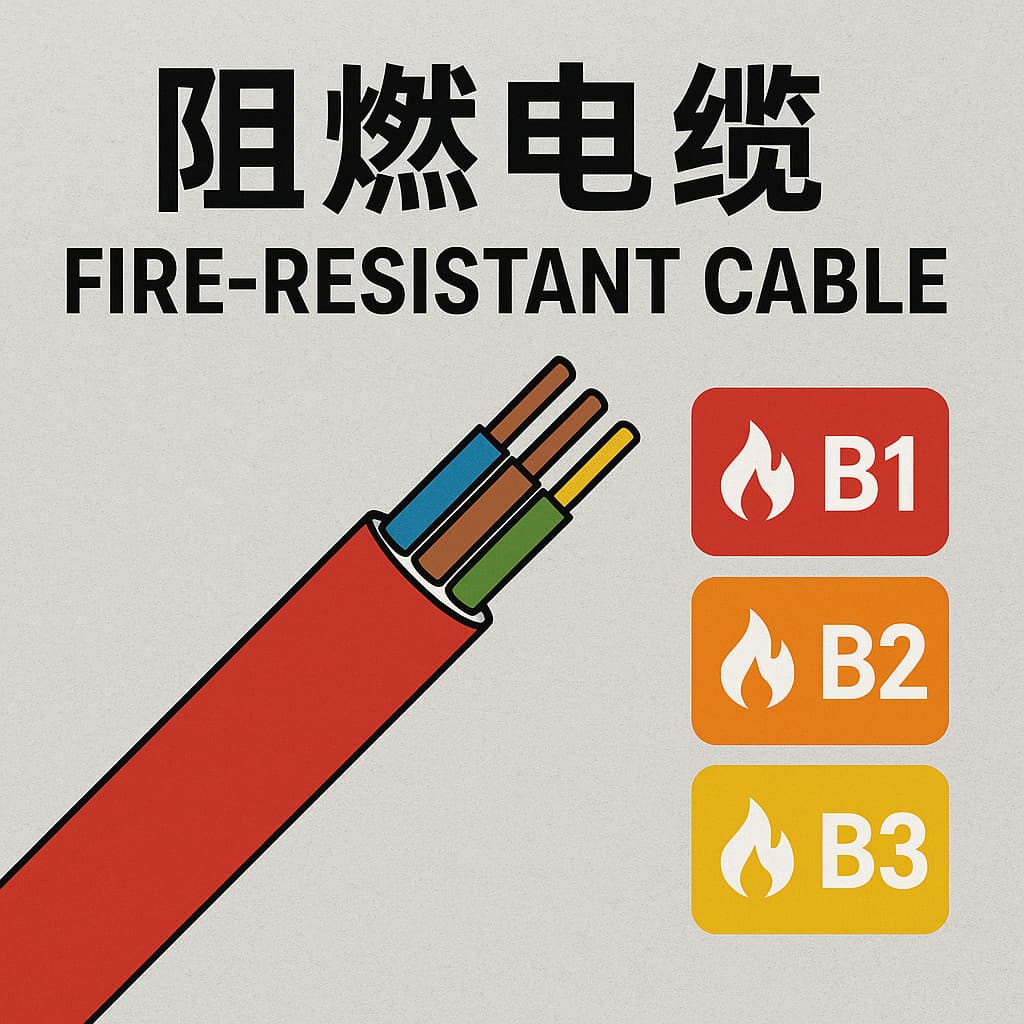 什么是阻燃电缆？B1、B2、B3级的区别你了解吗？